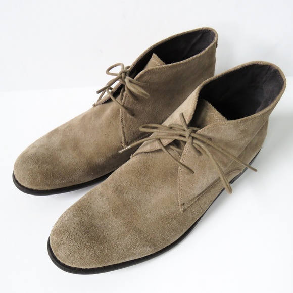 John Varvatos Mens Suede Chukka Boots Tan 11.5 main image 7